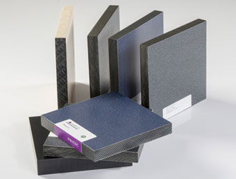 Assortment of Solid Phenolic partition material samples.