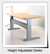 Shop Height Adjustable Desks